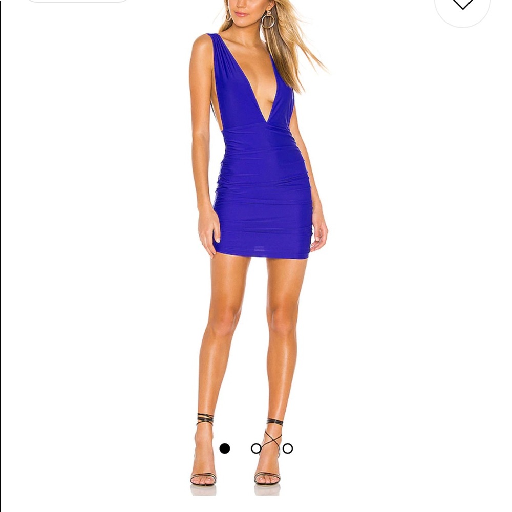 Revolve Superdown Shelby Mini Dress in Cobalt